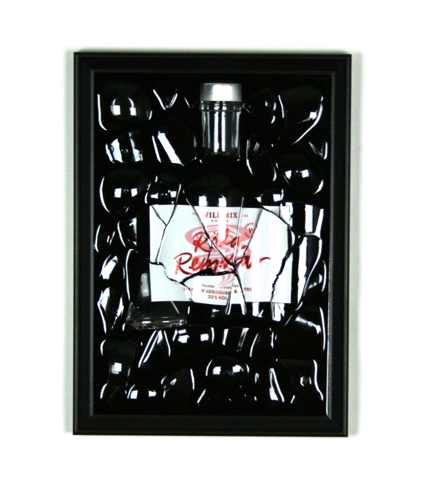 Wildmix Röda Remmar Tavla