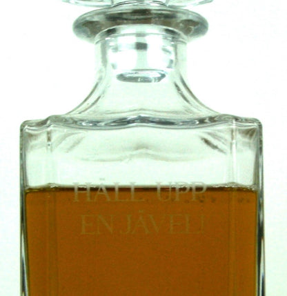 Karaff "Häll upp en jävel"